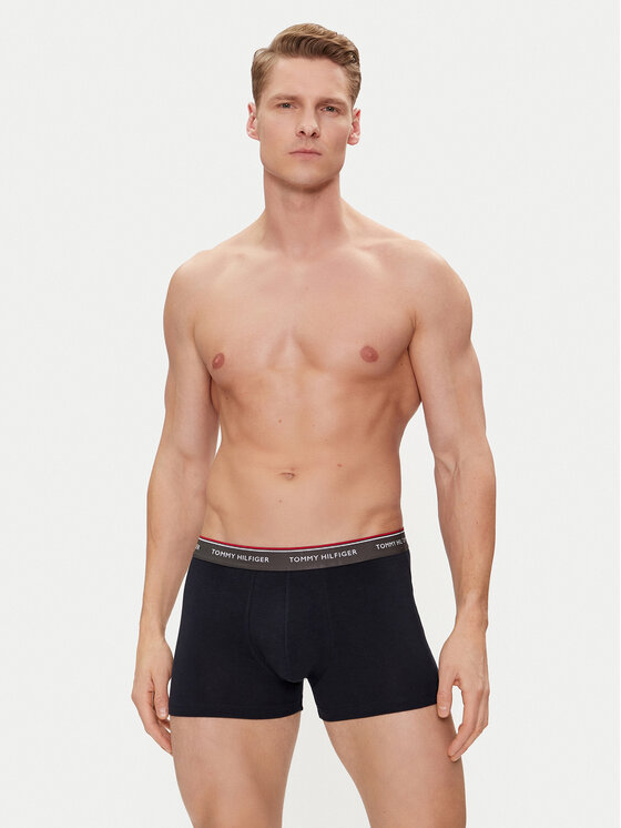 Tommy Hilfiger Tommy Hilfiger Σετ μποξεράκια 3 τμχ UM0UM01642 Σκούρο μπλε
