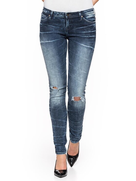 Lee Lee Jeansy TOXEY Niebieski Skinny Fit