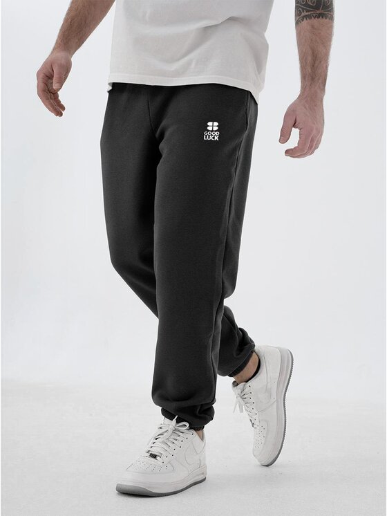 Good Luck Good Luck Spodnie dresowe Wygodne po domu spacer do auta 129938 Szary Regular Fit