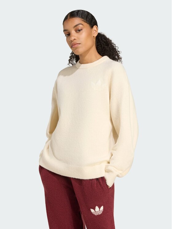 adidas adidas Bluza 156495 Biały Loose Fit