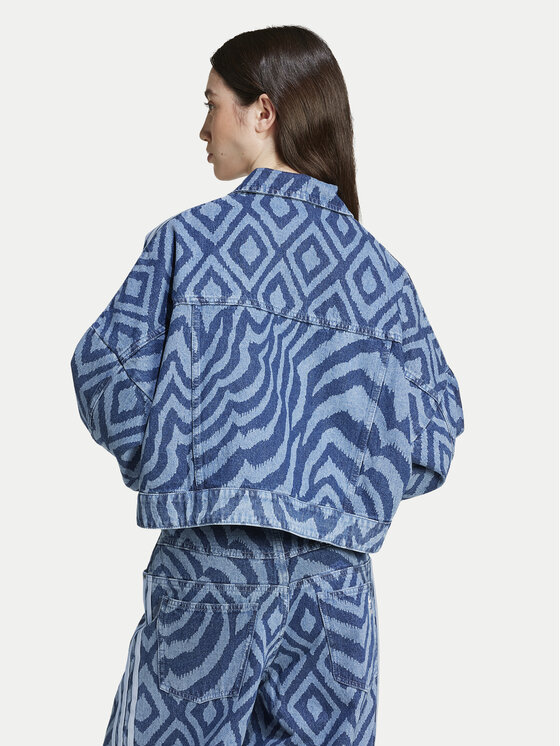 adidas adidas Geacă de blugi FARM Rio IW0793 Albastru Loose Fit