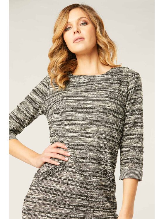 QUIOSQUE QUIOSQUE Každodenné šaty CHANEL DRESS Sivá Regular Fit