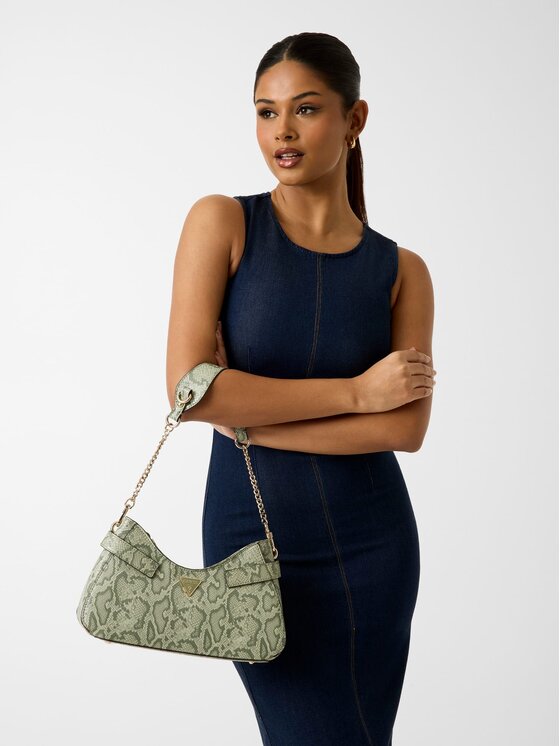 Guess Guess Ročna torba Serenova HWKG80 91180 Zelena
