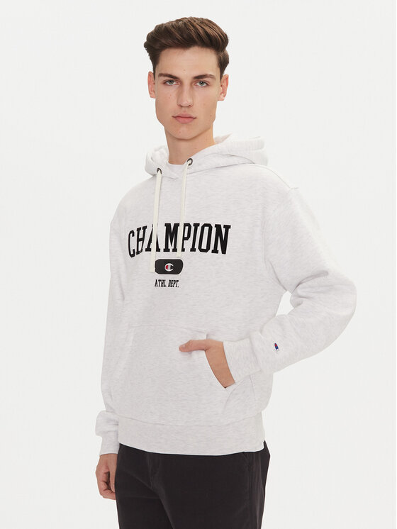 Champion Mikina 220430 Sivá Regular Fit