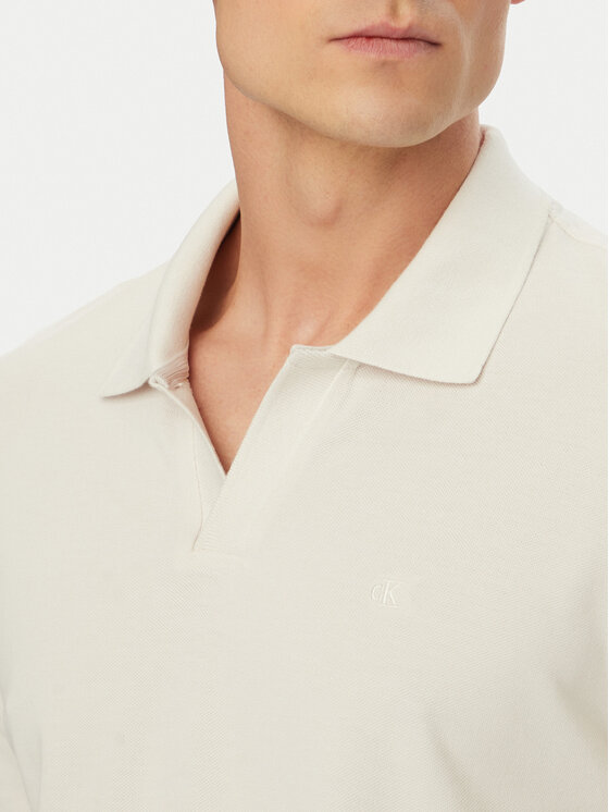 Calvin Klein Jeans Calvin Klein Jeans Polo marškinėliai LV04RF215G Kreminė Regular Fit