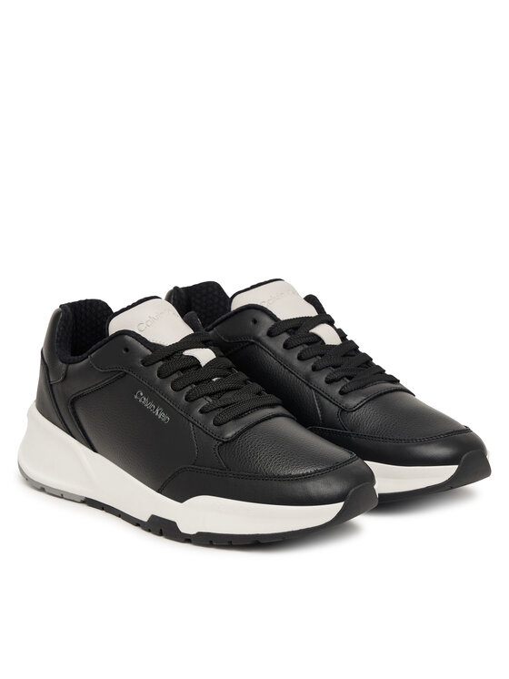 Calvin Klein Calvin Klein Sneakers City Runner Laceup Lth Mix HM0HM02309 Schwarz
