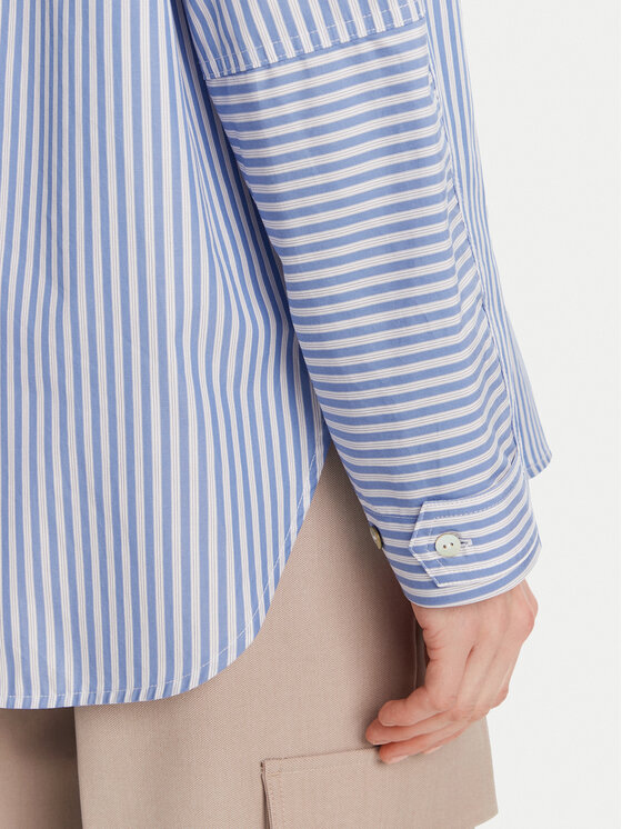 Marella Marella Camicia Von 2513111014 Celeste Relaxed Fit