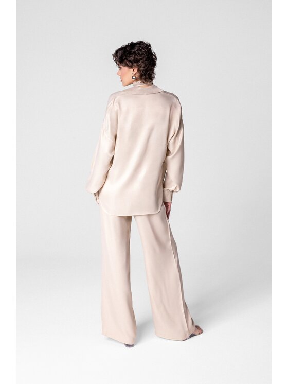 LE POSSÉ LE POSSÉ Camicia KLS Beige chiaro Loose Fit