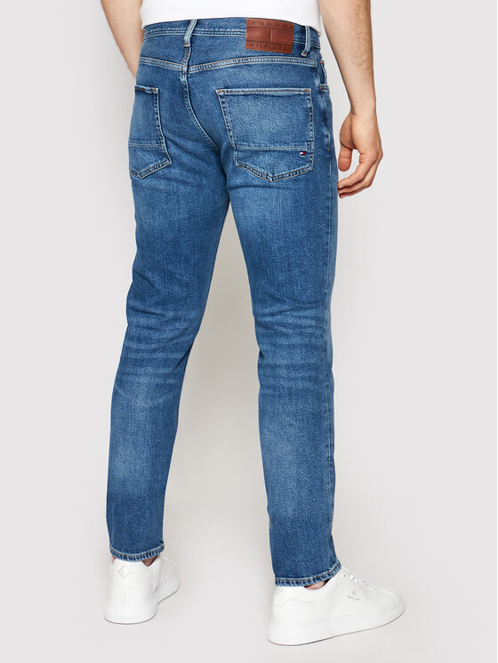 Tommy Hilfiger Tommy Hilfiger Jeansy Denton MW0MW15603 Modrá Straight Fit