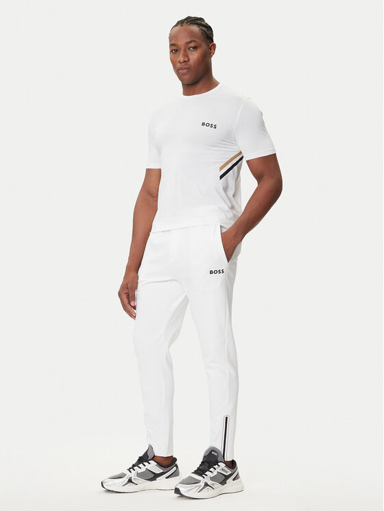BOSS BOSS Melegítő alsó Hicon 50542940 Fehér Regular Fit