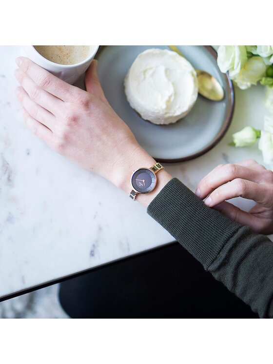 Obaku Obaku Zegarek V183LXVNSV Różowe złoto
