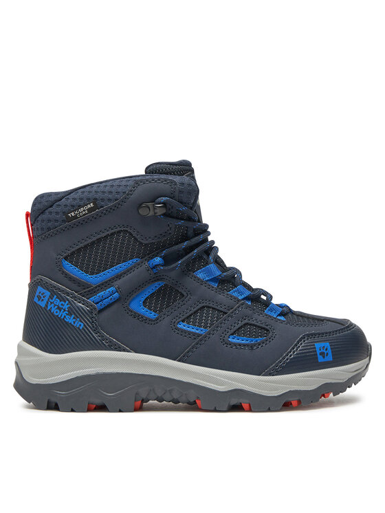 Jack Wolfskin Trekingová obuv Vojo Texapore Mid K 4042181 Tmavomodrá