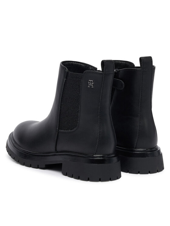 Tommy Hilfiger Tommy Hilfiger Ботильйони T3A5-34152-1355999 S Чорний