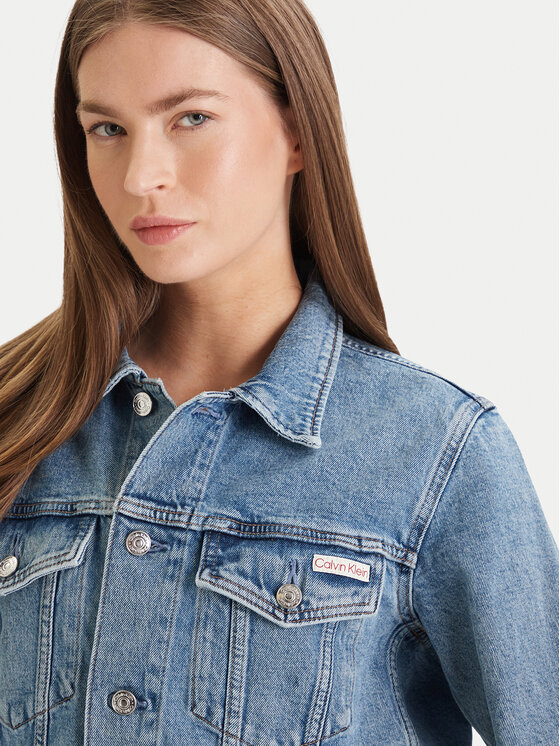 Calvin Klein Jeans Calvin Klein Jeans Jeans jakna Classic LV047E904G Modra Regular Fit