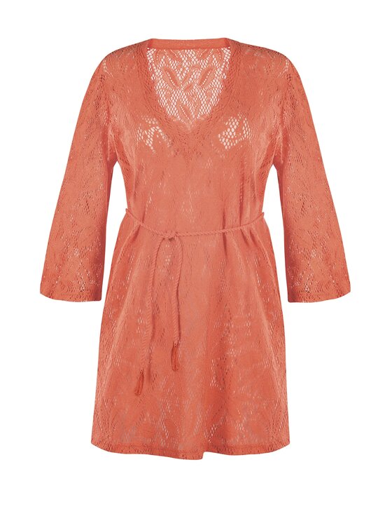 Feba Feba Vestito da spiaggia F235A Corallo