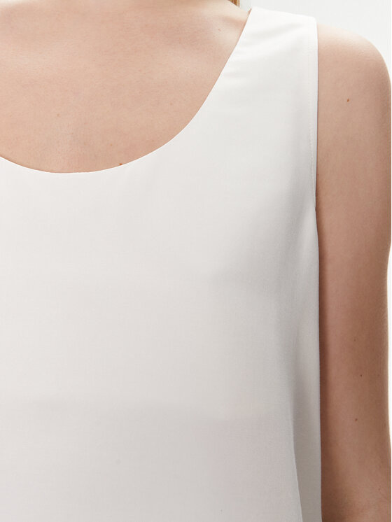United Colors Of Benetton United Colors Of Benetton Τοπ 5XONDQ06Z Εκρού Relaxed Fit