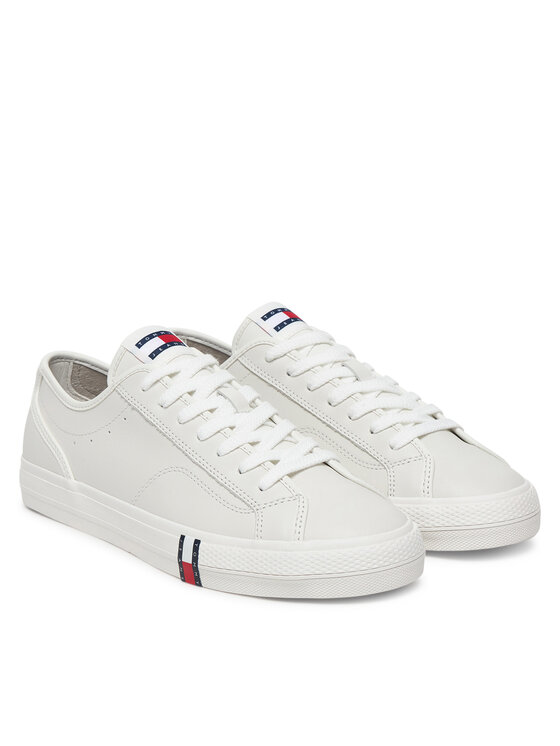 Tommy Jeans Tommy Jeans Sneakersy Archive Vulc. Y2K Long Lace EM0EM01676 Écru