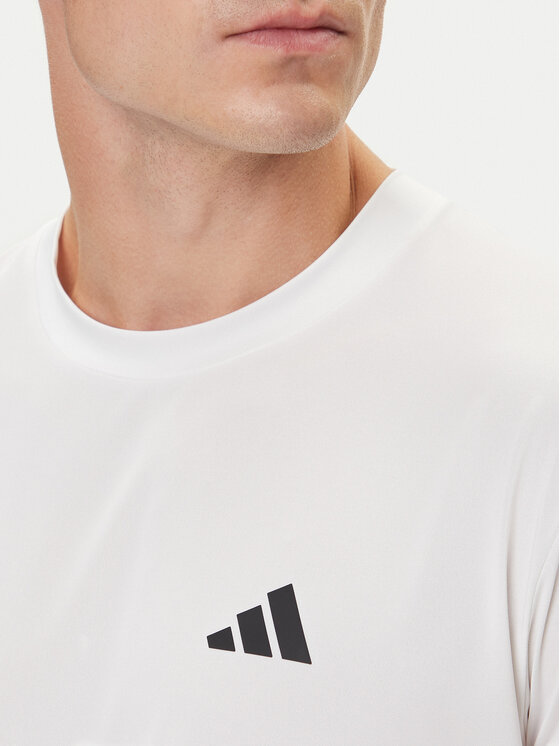 adidas adidas Športna majica Train Essentials Stretch Training IJ7020 Bela Regular Fit