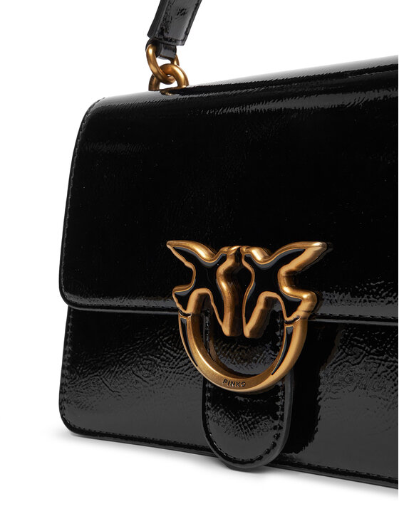 PINKO PINKO Handtasche Love One Top Handle Mini Light PE 25 PLTT 100071 A1UV Schwarz