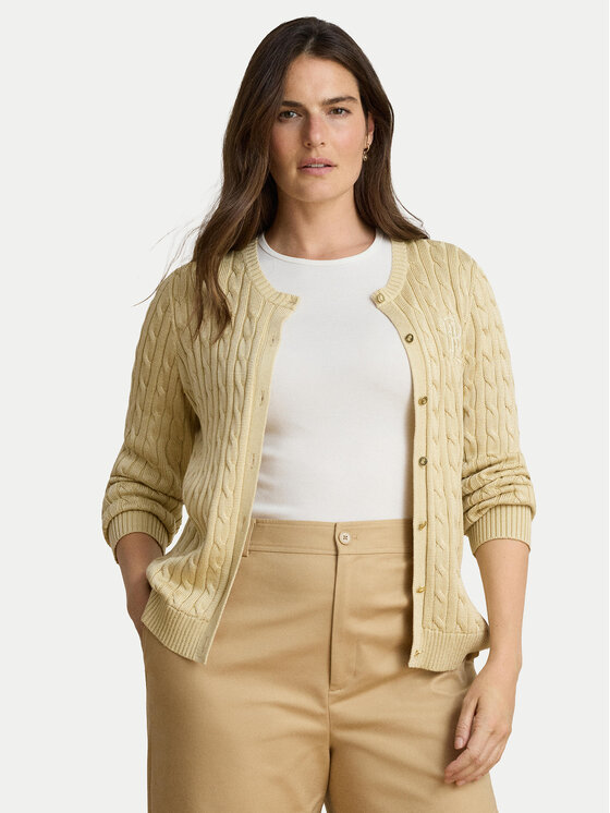 LAUREN RALPH LAUREN LAUREN RALPH LAUREN Kardigāns Cable 200P14040501 Bēšs Regular Fit