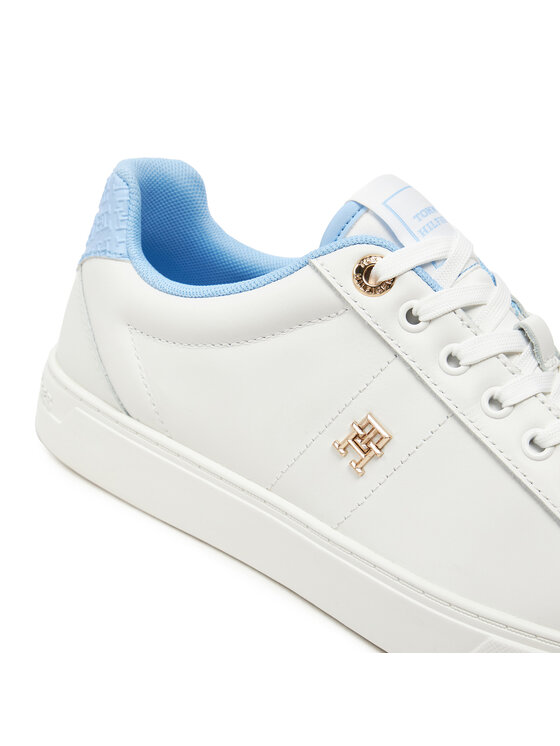 Tommy Hilfiger Tommy Hilfiger Sneakersy Elevated Essent Sneaker Monogram FW0FW07999 Écru