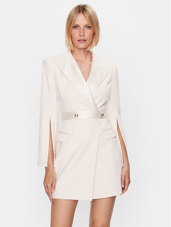 Imperial Imperial Коктейльна сукня ADAZFAWC Écru Regular Fit