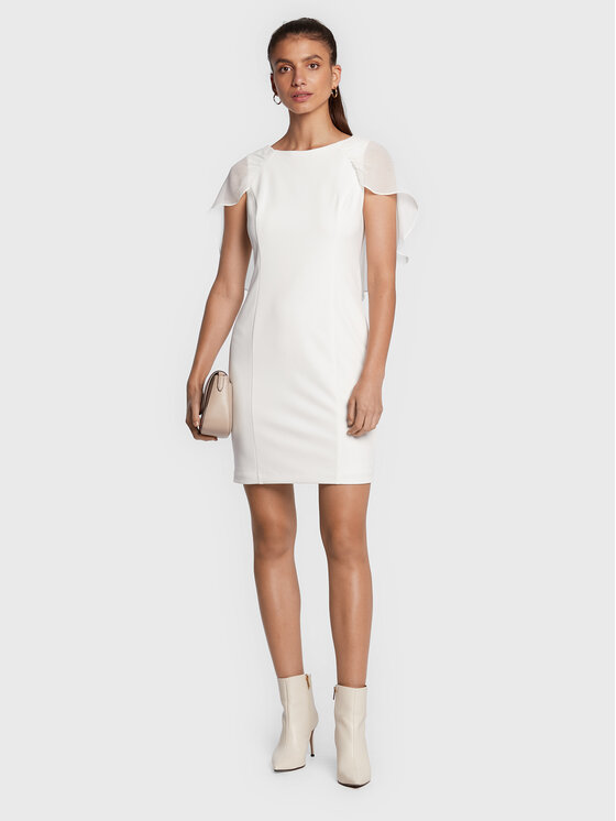 Abito da cocktail DD2E1839 Bianco Regular Fit