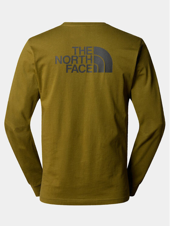 The North Face The North Face Hosszú ujjú Easy NF0A87N8 Zöld Regular Fit