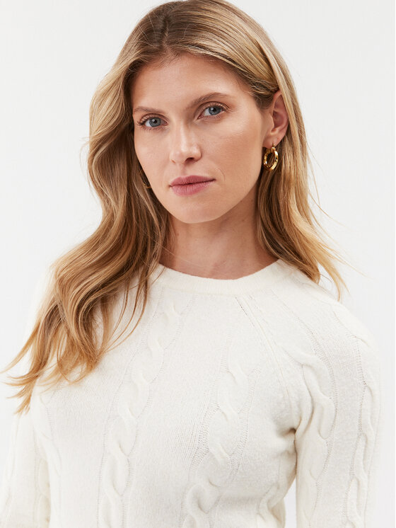 Guess Guess Džemper W3BR40 Z3930 Écru Regular Fit
