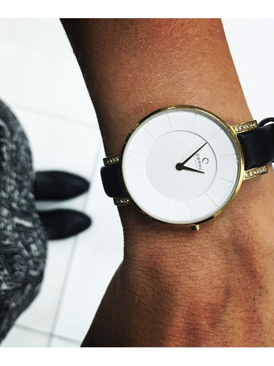 Obaku Obaku Hodinky V158LEGIRB Černá
