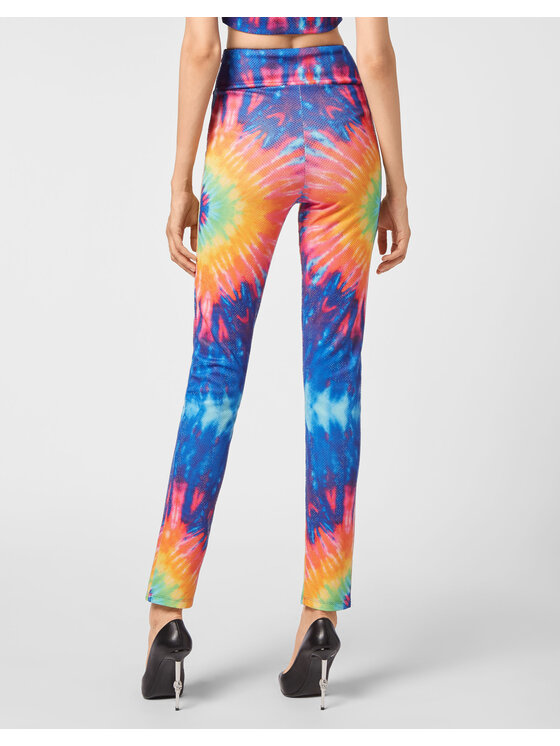 PHILIPP PLEIN PHILIPP PLEIN Legginsy 6925 Kolorowy Skin Tight Fit