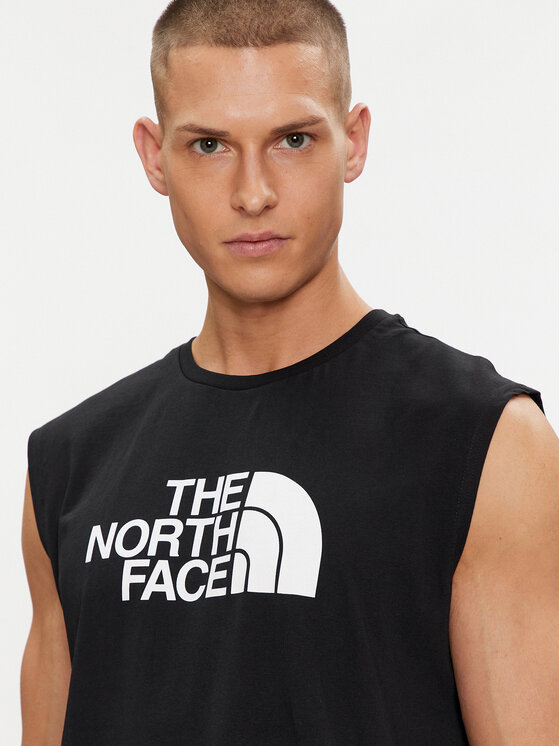 The North Face The North Face Tank top marškinėliai Easy NF0A87R2 Juoda Regular Fit