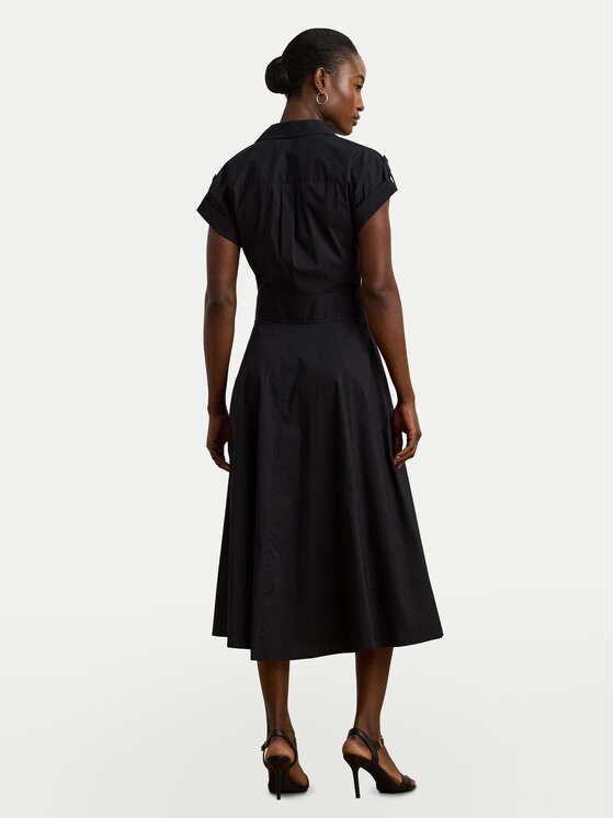 LAUREN RALPH LAUREN LAUREN RALPH LAUREN Rochie tip cămașă 200973594001 Negru Regular Fit