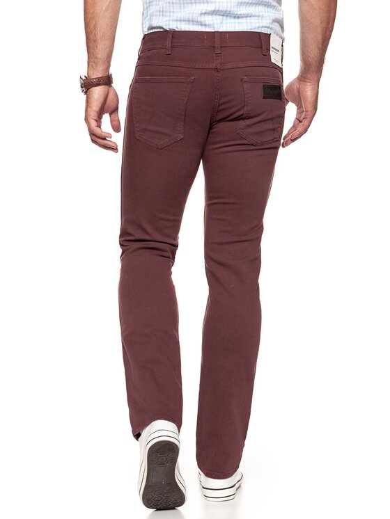 Wrangler Wrangler Pantaloni di tessuto GREENSBORO Rosso Straight Fit