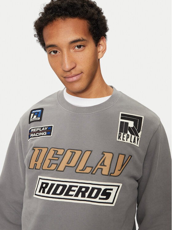 REPLAY REPLAY Суитшърт M6971 .000.22890CS Сив Regular Fit