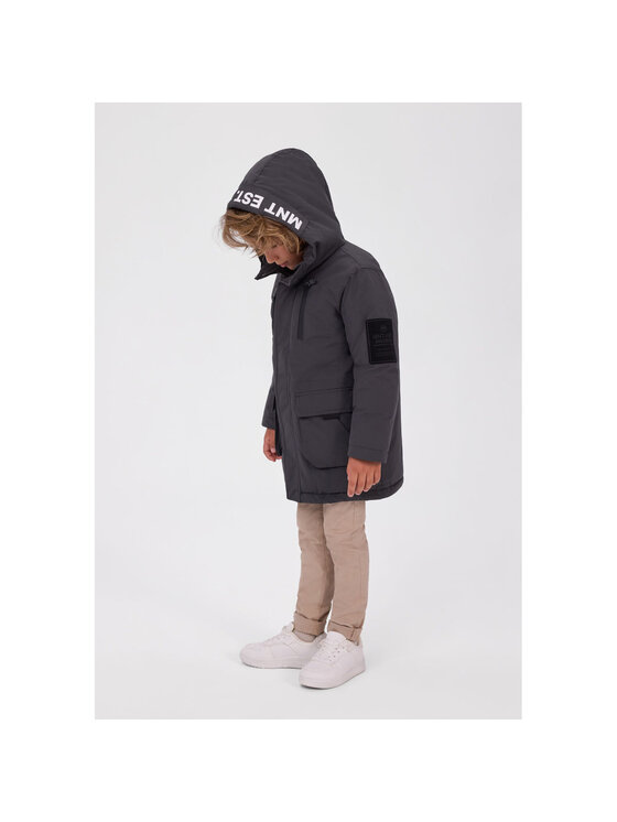 minoti minoti Kurtka zimowa 33COAT514B Szary ciemny Parka Fit