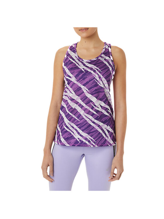 Asics Asics T-Shirt ASICS Wild Camo Tank Fioletowy Regular Fit