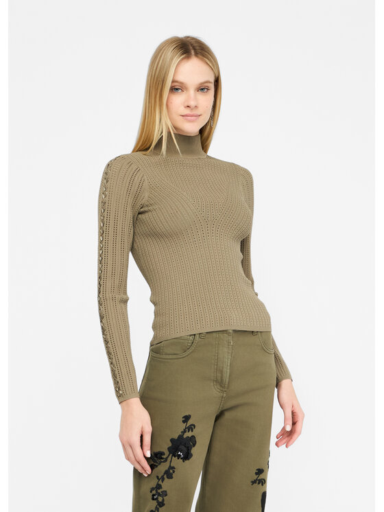 Liu Jo Liu Jo Cardigan CF5087MS46MX0707 Verde Slim Fit