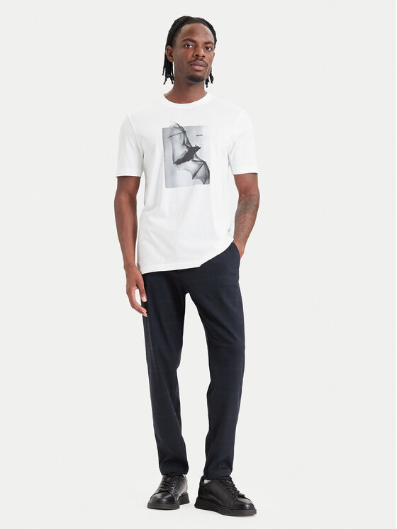 BOSS BOSS Majica Te_Being 50571288 Bela Regular Fit