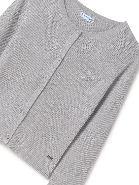 Mayoral Mayoral Kardigāns 6350 Pelēks Slim Fit