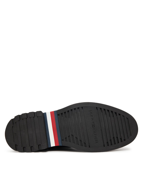 Tommy Hilfiger Tommy Hilfiger Kotníková obuv s elastickým prvkem Comfort Lwt FM0FM05592 Tmavomodrá