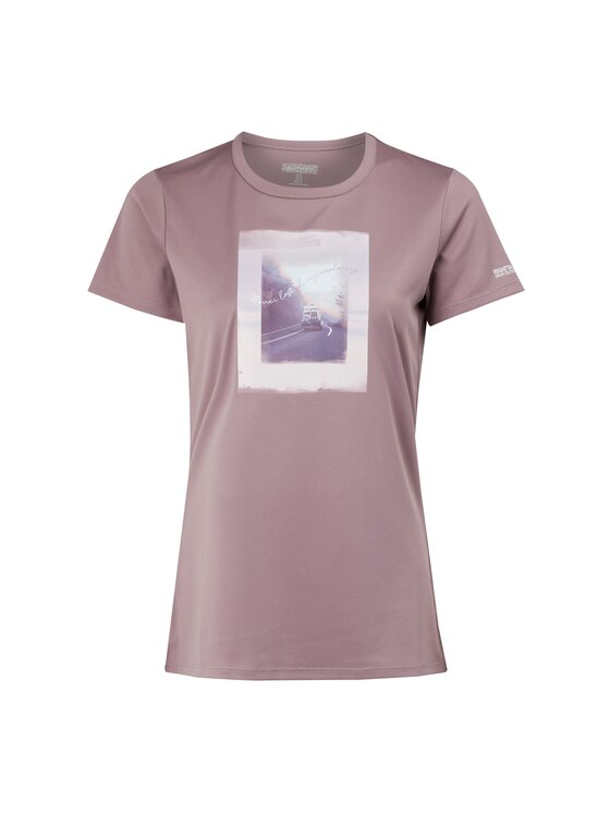 Regatta Regatta T-Shirt Fingal VIII Fioletowy Short Fit