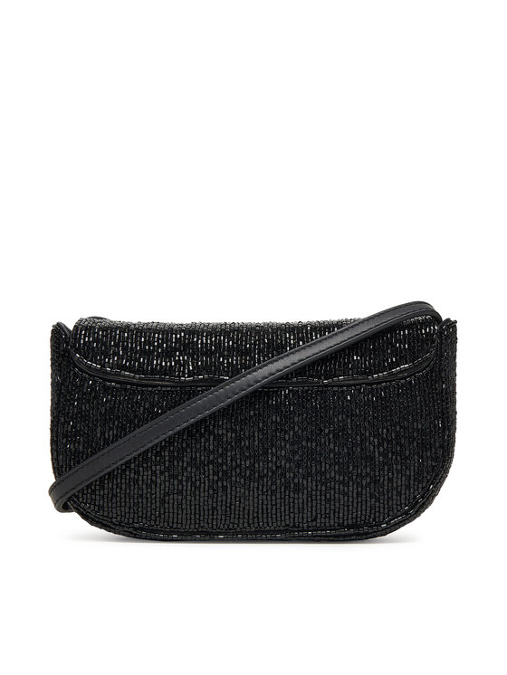Tommy Hilfiger Tommy Hilfiger Torebka Party Le Mini Crossover Beaded AW0AW17940 Czarny