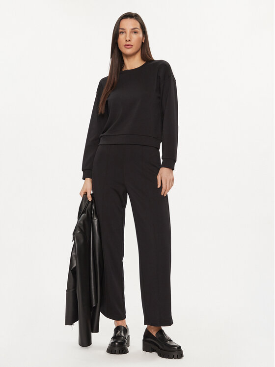 United Colors Of Benetton United Colors Of Benetton Світшот 3UNN3M05L Чорний Relaxed Fit
