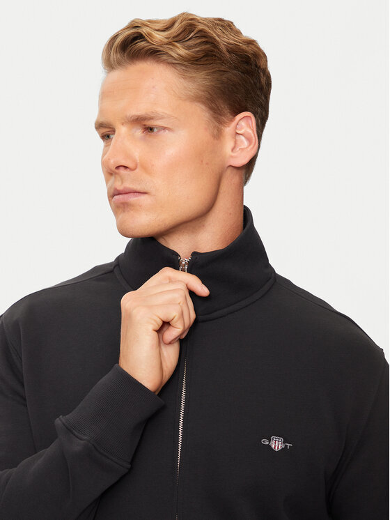 Gant Gant Pulóver Shield 2008006 Fekete Regular Fit