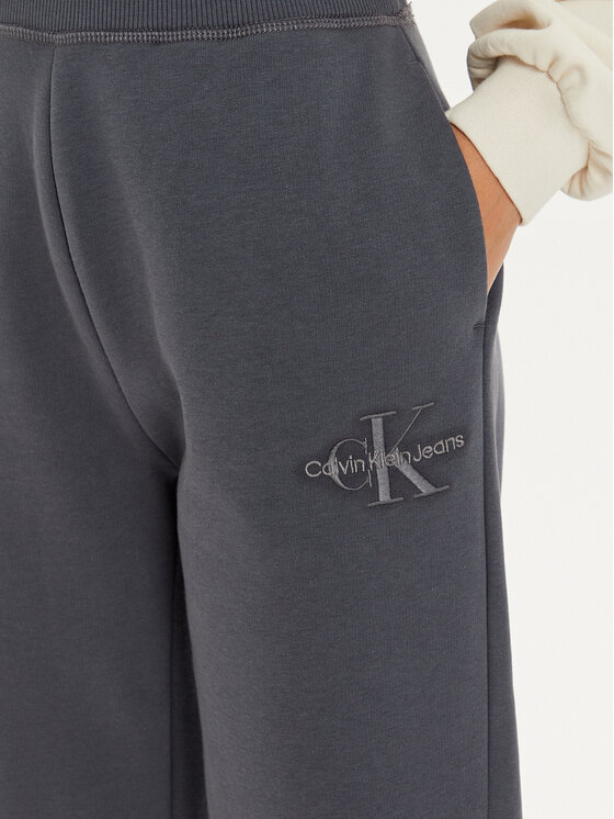 Calvin Klein Jeans Calvin Klein Jeans Pantaloni trening Monologo J20J223590 Gri Relaxed Fit