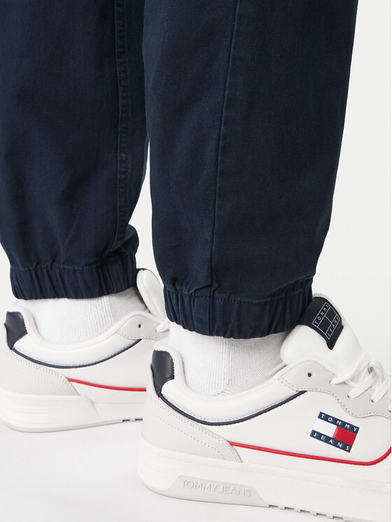 Tommy Jeans Tommy Jeans Jogger nohavice DM0DM23102 Tmavomodrá Regular Fit