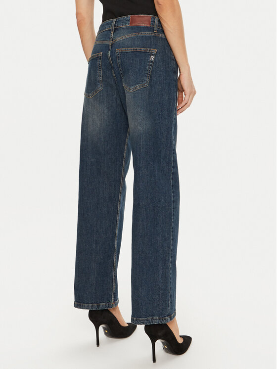 Rinascimento Rinascimento Jeans CFC0120191003 Dunkelblau Boyfriend Fit