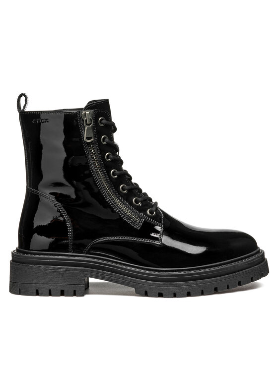 Geox Geox Polokozačky D Iridea D16HRF 00066 C9999 Černá