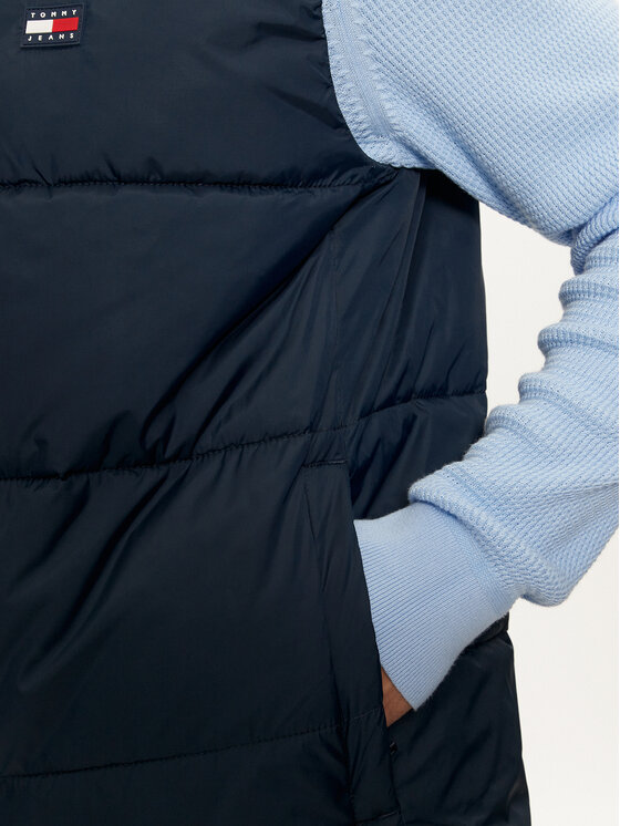 Tommy Jeans Tommy Jeans Telovnik DM0DM19632 Mornarsko modra Regular Fit
